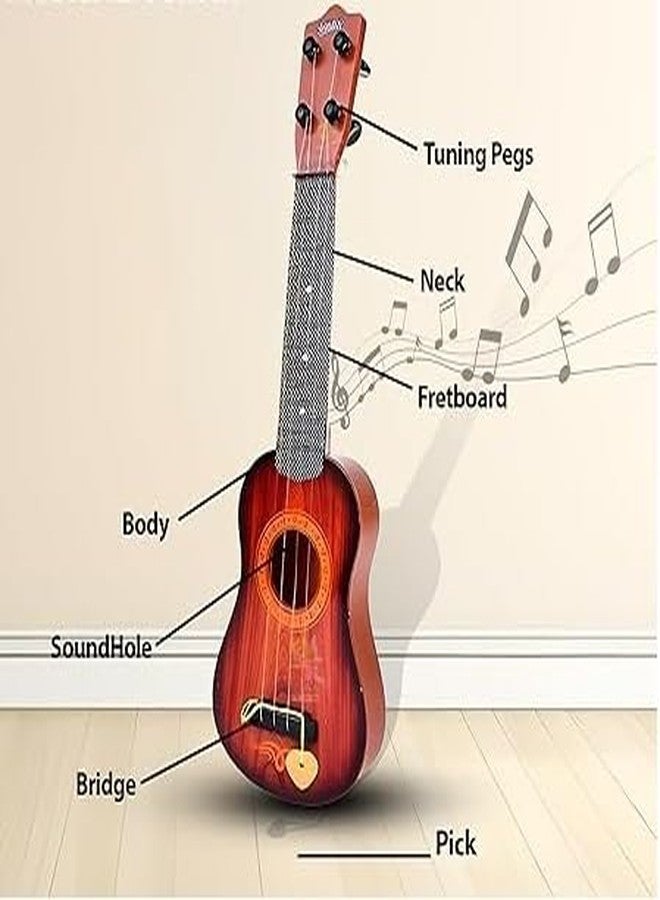 Crazy Buy Guitar Toy 4 Strings Acoustic Music Toys for Kids, Musical Instrument for Kids, Educational Toy Guitar for Beginners, Learning Musical Toy - Image 3